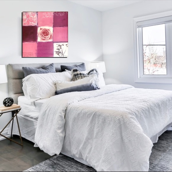 Pink Rose Canvas Artwork